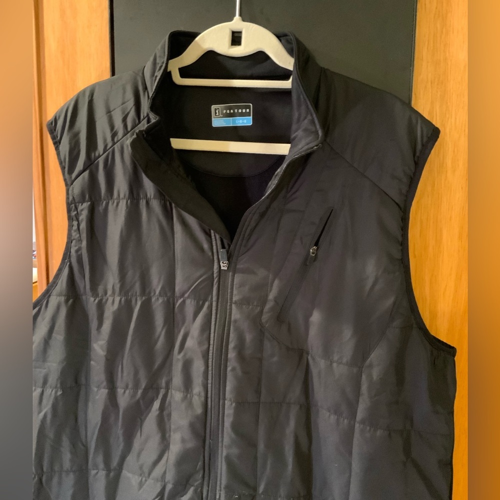 Pga Tour Black Vest Lets Play Golf